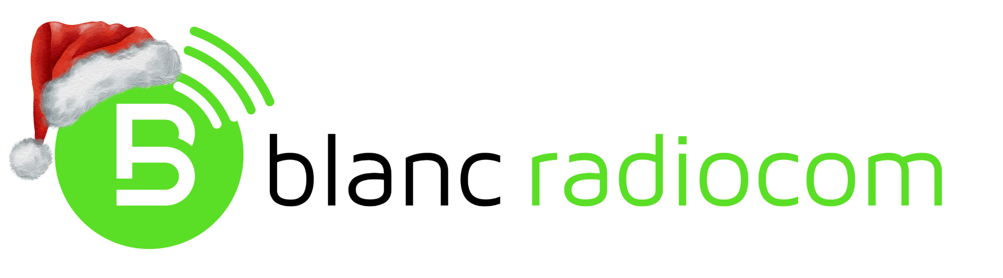 Logo Blanc Radiocom Noël